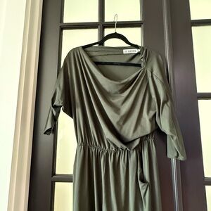 Olive Green Women's Dress